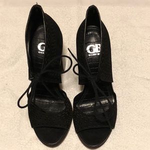 Gianni Bini Gypsy Daze Black Suede... Brand New